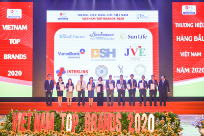 BSH lọt Top 10 thương hiệu hàng đầu Việt Nam 2020