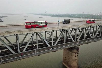 Tổng cục Đường bộ ấn định thời gian cấm lưu thông qua cầu Thăng Long