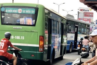 TP Hồ Chí Minh: Ngưng hoạt động 3 tuyến xe buýt trợ giá