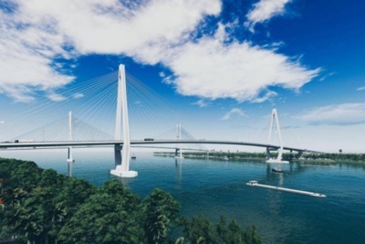 Hạn chế giao thông trên sông Tiền trong 6 tháng để phục vụ thi công cầu Mỹ Thuận 2