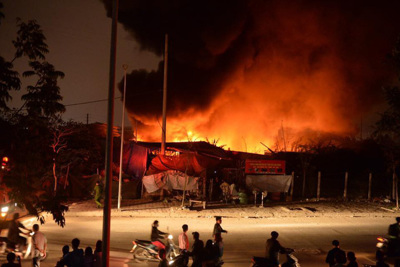[Thông tin 114] Nguy cơ cháy nổ  ở các làng nghề truyền thống