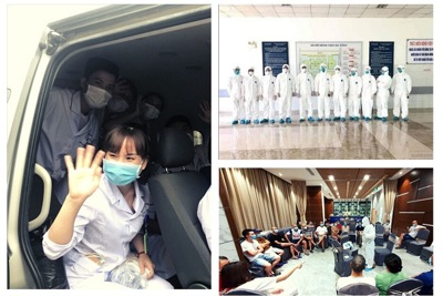 Hình ảnh đẹp trong tuần: Hàng trăm y bác sĩ xông pha vào tâm dịch Covid-19