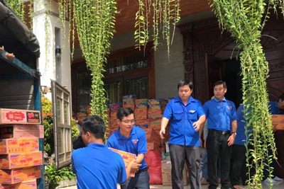 Thanh niên tỉnh Bình Phước hỗ trợ người dân vùng lũ gần 4,4 tỷ đồng