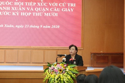 Phó Trưởng đoàn đại biểu Quốc hội TP Nguyễn Thị Bích Ngọc: Cần quản lý đất đai tại Hà Nội thống nhất theo luật nhưng đảm bảo tính đặc thù