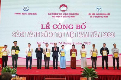 Ra mắt  “Sách vàng sáng tạo Việt Nam năm 2020”