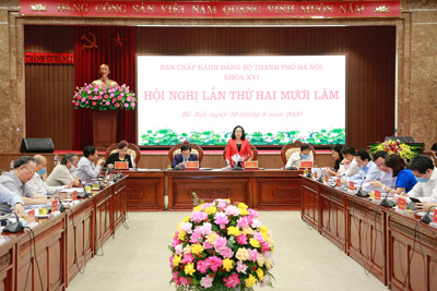 BCH Đảng bộ TP Hà Nội góp ý hoàn thiện Dự thảo Văn kiện Đại hội lần thứ XVII Đảng bộ TP