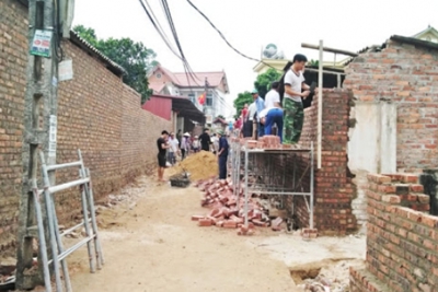 Nông dân Hà Nội đóng góp trên 5.500 tỷ đồng xây dựng nông thôn mới