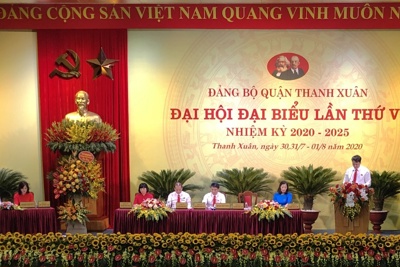 188 đại biểu dự Đại hội đại biểu Đảng bộ quận Thanh Xuân lần thứ VI