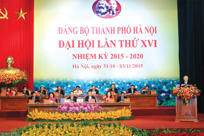 Dấu ấn Đảng bộ Hà Nội qua các kỳ Đại hội