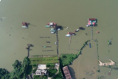 Trung Quốc: 433 con sông vượt mức báo động lũ