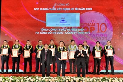 UDIC liên tục được xướng tên trong các giải thưởng uy tín 2020