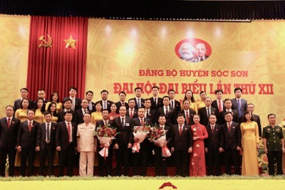 Ông Phạm Quang Thanh được bầu làm Bí thư Huyện ủy Sóc Sơn