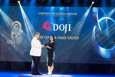 Enterprise Asia vinh danh DOJI là Doanh nghiệp Bán lẻ xuất sắc châu Á