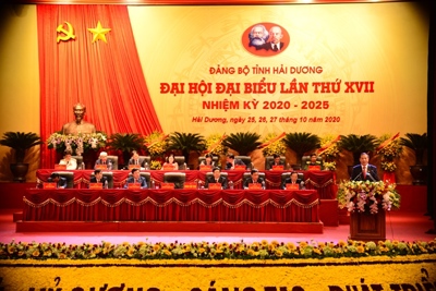 Khai mạc Đại hội đại biểu Đảng bộ tỉnh Hải Dương lần thứ XVII