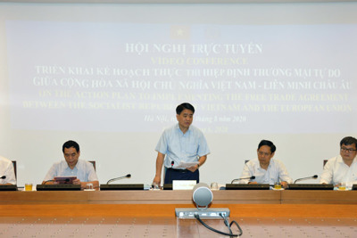 Chủ tịch UBND TP Nguyễn Đức Chung: Hà Nội nỗ lực thực thi EVFTA đạt hiệu quả cao