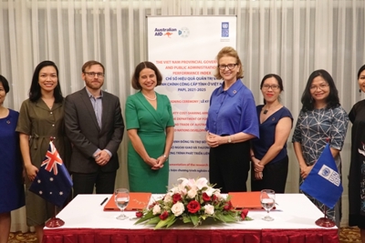 UNDP và Australia hỗ trợ Việt Nam cải thiện chỉ số hiệu quả quản trị hành chính công