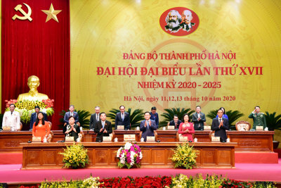 Đại hội đại biểu lần thứ XVII Đảng bộ TP Hà Nội tiến hành phiên trù bị