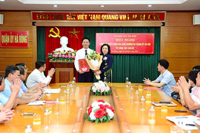 Ông Nguyễn Thanh Xuân làm Bí thư Quận ủy Hà Đông