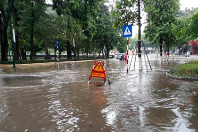 Thông tin mới nhất về đợt mưa lớn trên diện rộng ở các tỉnh Bắc Bộ