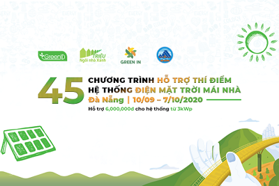 Hỗ trợ thí điểm 45 hệ thống điện mặt trời mái nhà tại Đà Nẵng