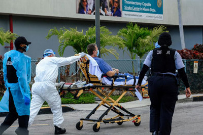 Covid-19: Hơn 1.000 người tử vong tại Mỹ ngày thứ 3 liên tiếp, ca nhiễm mới vẫn tăng khủng khiếp ở Brazil
