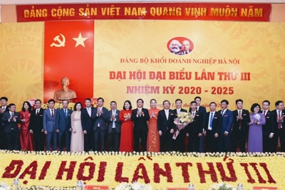 Ra mắt Ban Chấp hành Đảng bộ Khối Doanh nghiệp Hà Nội khóa III, nhiệm kỳ 2020 - 2025