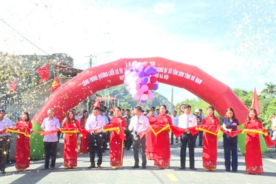 Ứng Hòa gắn biển các công trình chào mừng Đại hội Đảng bộ huyện lần thứ XXIV, nhiệm kỳ 2020 - 2025
