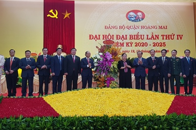 Khai mạc Đại hội đại biểu Đảng bộ quận Hoàng Mai lần thứ IV, nhiệm kỳ 2020 - 2025