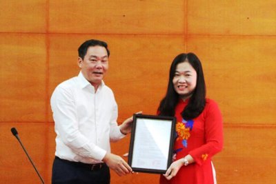 Bà Phạm Thị Thanh Hương được bổ nhiệm Phó Giám đốc Sở Tư pháp Hà Nội