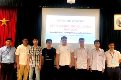 Học sinh Việt Nam xuất sắc giành Huy chương Vàng Olympic Tin học Châu Á Thái Bình Dương 2020