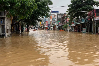 Quảng Nam: Nước lũ chia cắt nhiều khu vực ở Đại Lộc