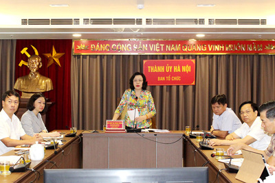 Phó Bí thư Thường trực Thành ủy Ngô Thị Thanh Hằng: Đến 15/8, Hà Nội sẽ tổ chức xong Đại hội tại 50 Đảng bộ cấp trên cơ sở