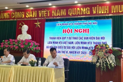 Liên minh Hợp tác xã TP Hà Nội: Phát huy dân chủ, trí tuệ trong xây dựng văn kiện đại hội