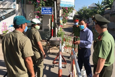 Phong tỏa khu vực có ca nhiễm Covid-19 đầu tiên trong cộng đồng ở Quảng Ngãi