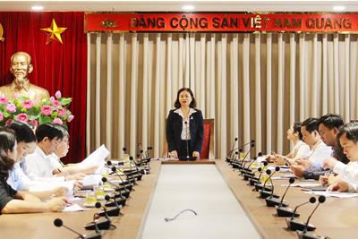 Trưởng ban Dân vận Thành ủy Nguyễn Thị Tuyến: Đẩy mạnh thực hiện quy chế dân chủ ở cơ sở, để tạo sự đồng thuận