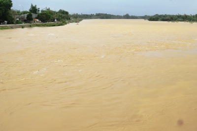Quảng Nam: Cảnh báo lũ đặc biệt lớn trên sông Vu Gia