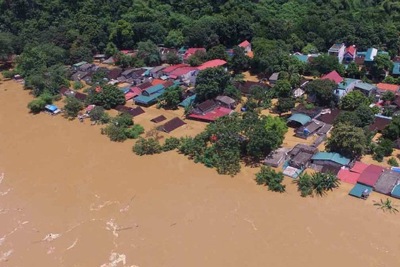 Lũ khẩn cấp trên các sông ở Quảng Trị, Quảng Nam, Quảng Ngãi và Kon Tum