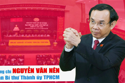 Ông Nguyễn Văn Nên được bầu giữ chức Bí thư Thành ủy TP Hồ Chí Minh