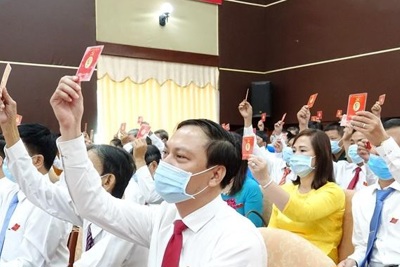 Quảng Ngãi có 4 huyện, thành phố không bầu bí thư tại đại hội Đảng