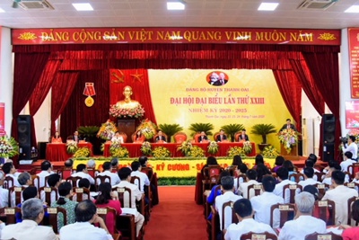Đại hội Đại biểu huyện Thanh Oai lần thứ XXIII, nhiệm kỳ 2020 - 2025