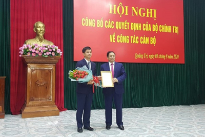 Ông Lê Quang Tùng giữ chức Bí thư Tỉnh ủy Quảng Trị