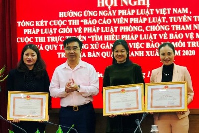 Hưởng ứng Ngày Pháp luật: Quận Thanh Xuân tổ chức thành công 2 cuộc thi tuyên truyền pháp luật