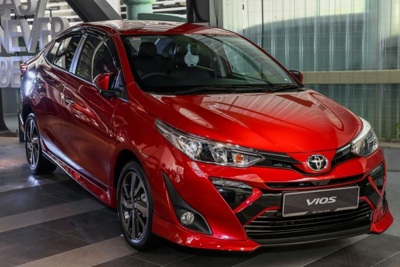 Toyota Vios đứng top đầu doanh số xe bán chạy tháng 7