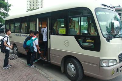 Hà Nội: Các trường chủ động chọn đơn vị đưa - đón học sinh bằng xe ô tô