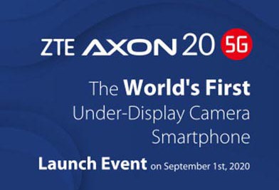 ZTE giới thiệu điện thoại camera dưới màn hình đầu tiên Axon 20 5G