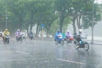 Thời tiết Hà Nội đêm nay và ngày mai (14 - 15/6): Tiếp tục Mưa rào và dông, đề phòng ngập lụt khu vực nội thành
