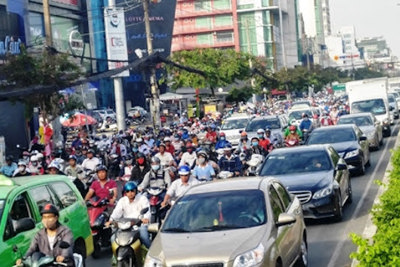 TP Hồ Chí Minh: Từ 9/5, cấm ôtô lưu thông trên một số tuyến đường