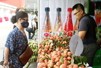 Khai mạc Tuần hàng trái cây nông sản các tỉnh, thành tại Hà Nội 2020