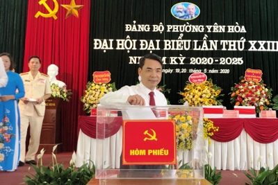 Phường Yên Hòa tổ chức Đại hội Đảng bộ nhiệm kỳ 2020 - 2025