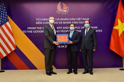 Đại sứ Hoa Kỳ cảm ơn Việt Nam hỗ trợ vật tư y tế chống đại dịch Covid-19